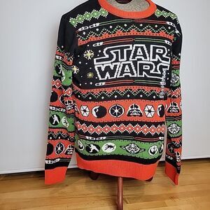 Star Wars Darth Vader Christmas Sweater Brand New Ugly Holiday Sweater XL Yoda
